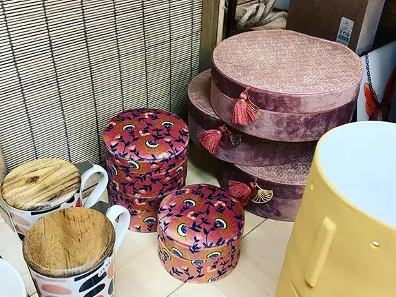 Boîtes en velours